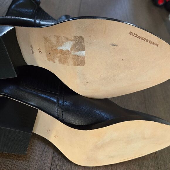 Alexander Wang cowboy Anouck boots Booties size 40 8.5 New - Picture 11 of 11